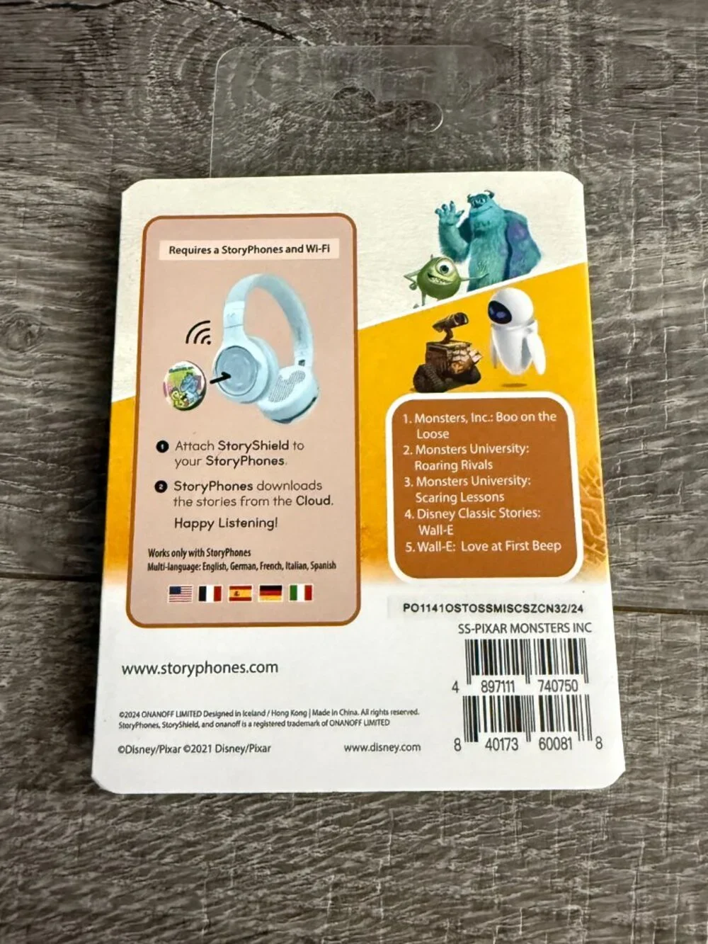 NIP StoryShield Headphones Lot Of 2 Disney Monsters Inc & Sofie The First
